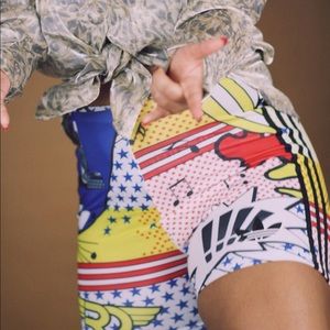 Adidas Biker Shorts. Wear to jazz up your Fit or look FLY at the gym!!